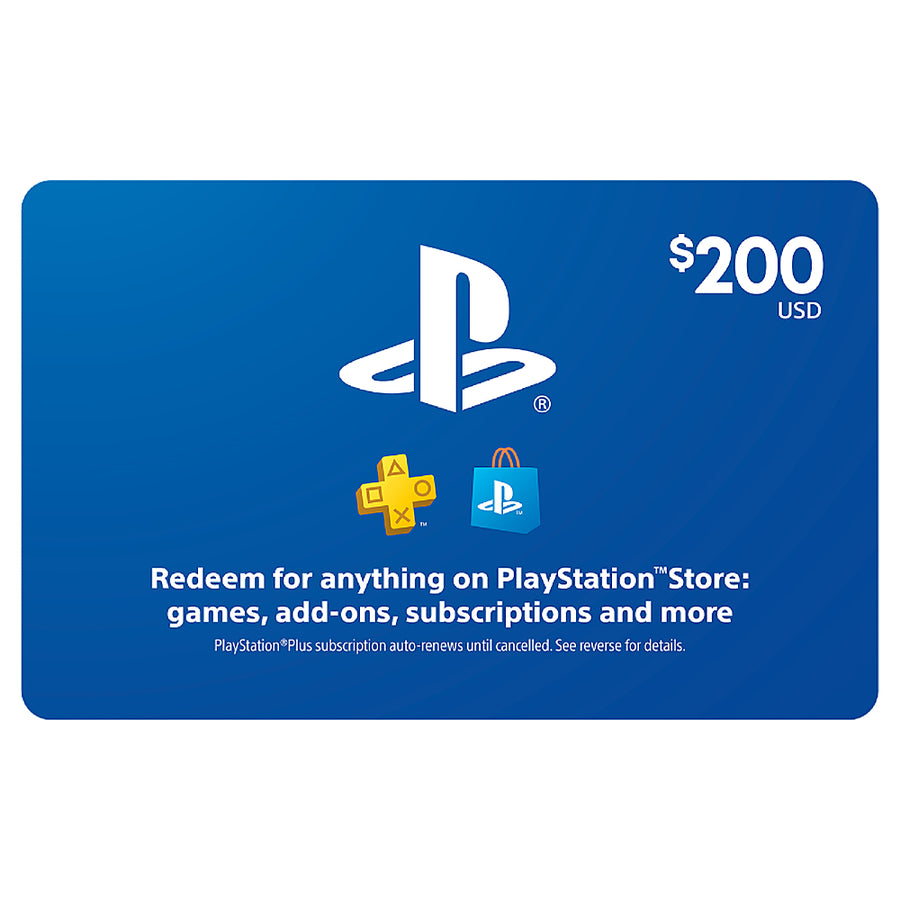 Sony - $200 PlayStation Store Card [Digital]_0