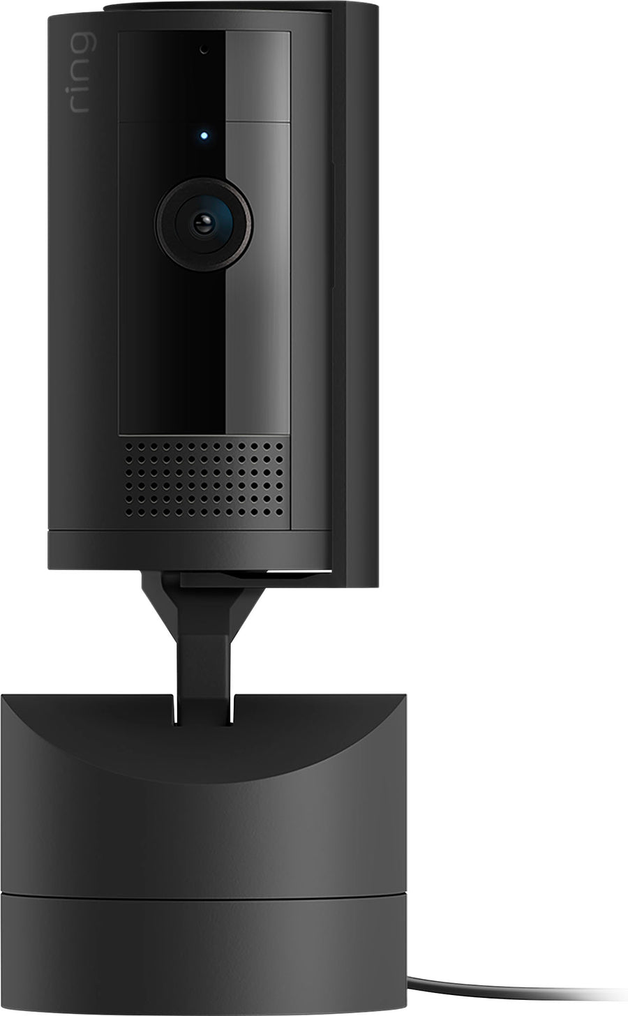 Ring - Pan-Tilt Indoor Cam with 360° Horizontal Pan Coverage, Live View & Two-Way Talk, and HD Video - Black_0