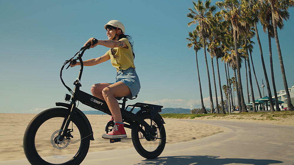 SWFT - F.X E-Bike w/ 25mi Max Operating Range & 20 mph Max Speed - Black_10