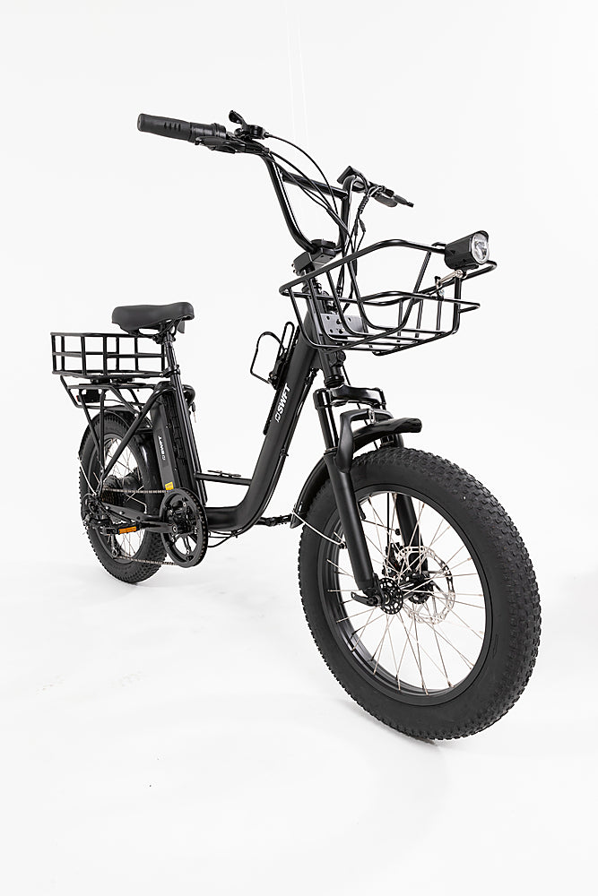 SWFT - V.X E-Bike w/ 37mi Max Operating Range & 20 mph Max Speed - Black_0