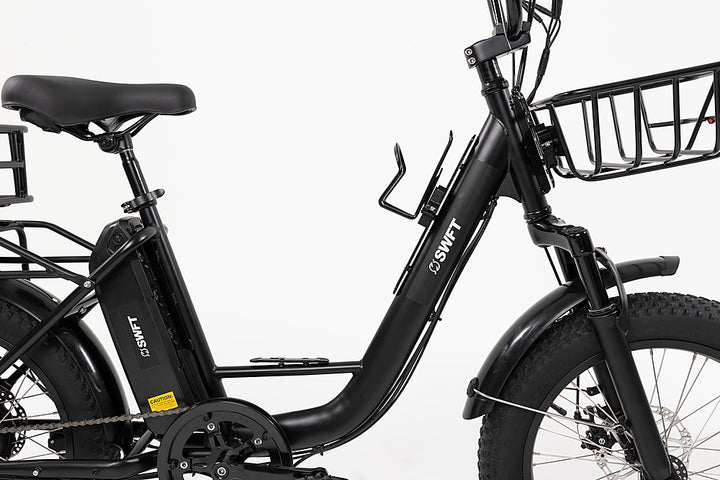 SWFT - V.X E-Bike w/ 37mi Max Operating Range & 20 mph Max Speed - Black_2