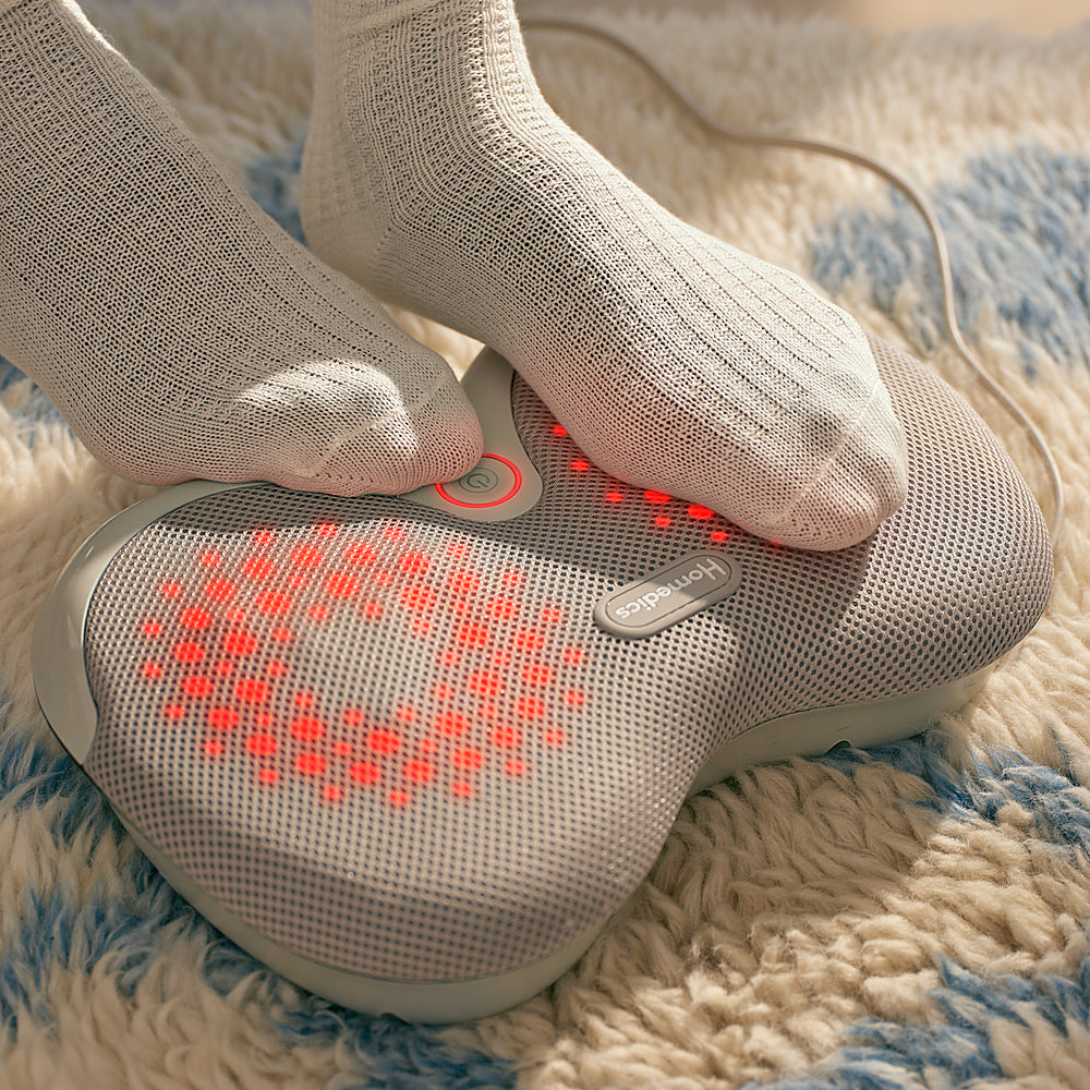 Homedics - Shiatsu Foot Massager with Heat - Gray_1