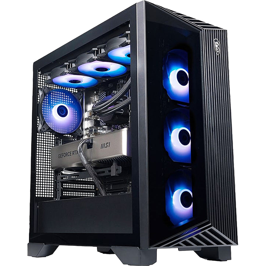 MSI - Aegis ZS2  Gaming Desktop - AMD Ryzen R9-7900X - 32GB Memory - NVIDIA GeForce RTX 4070 TI Super - 2TB SSD - Black - Black_0