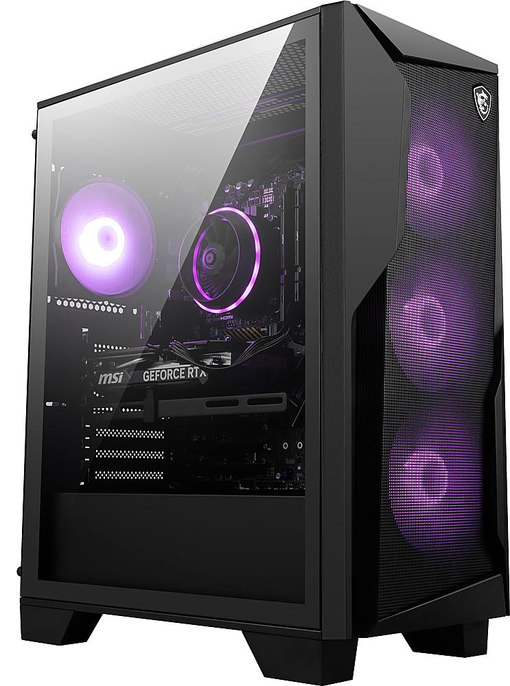 MSI - Codex R2 Gaming Desktop - Intel Core i5-14400F - 16GB Memory - NVIDIA GeForce RTX 4060  - 1TB SSD - Black - Black_0