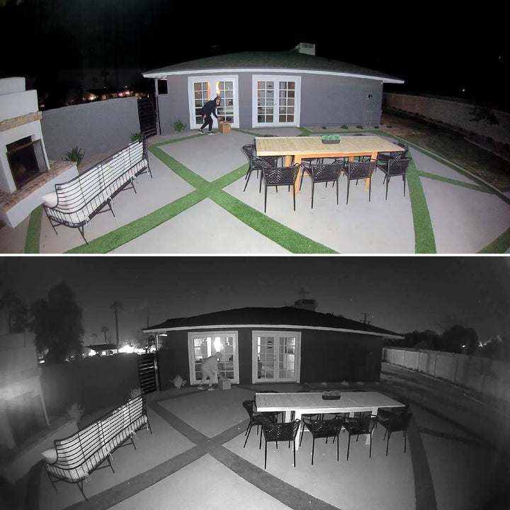 Wyze - Wired Outdoor Wi-Fi, 2800 Lumen Floodlight Home 2k Security Camera v2 - White - White_7