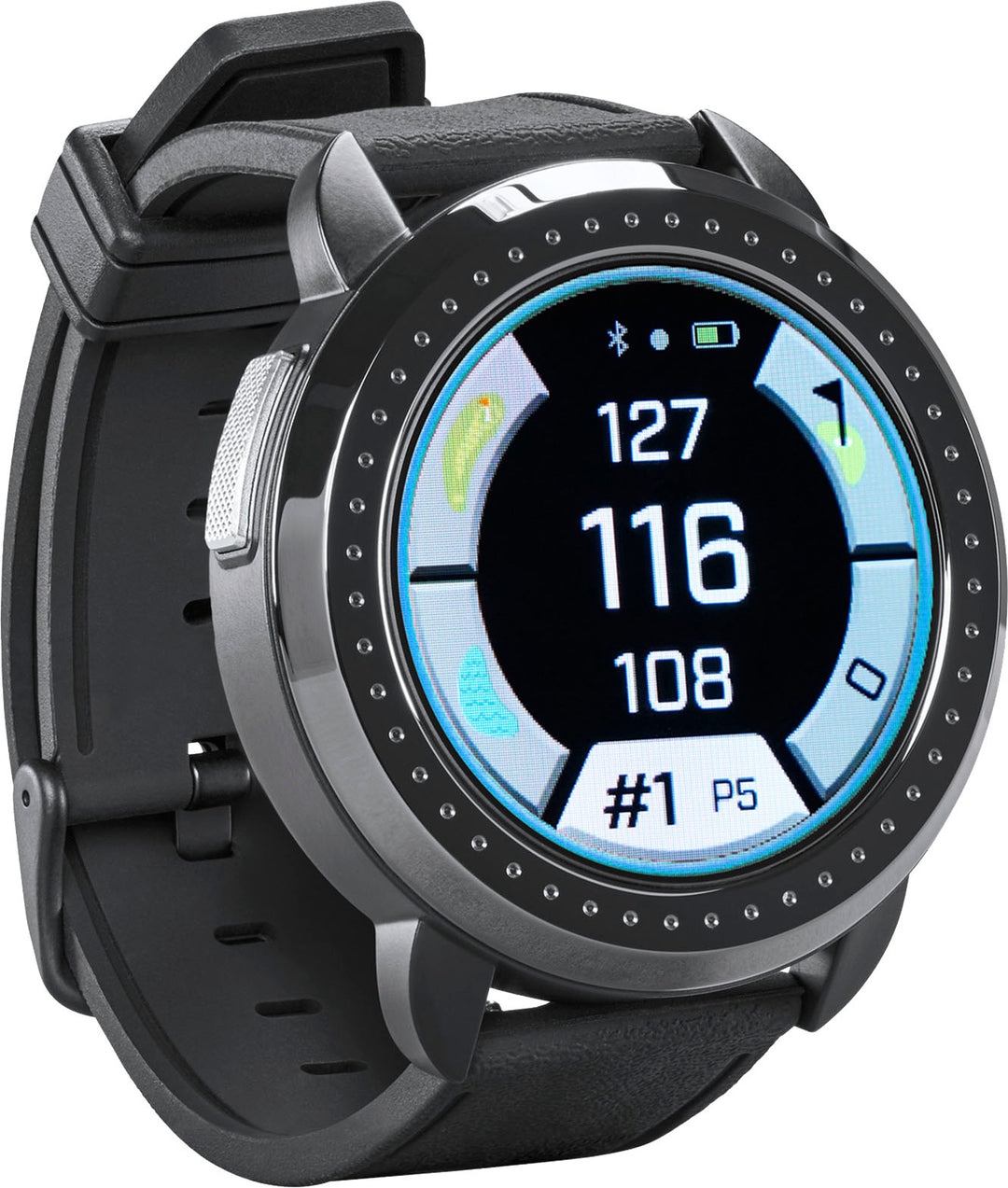 Bushnell - iON Elite 35.5mm Smart GPS Golf Watch - Black_0
