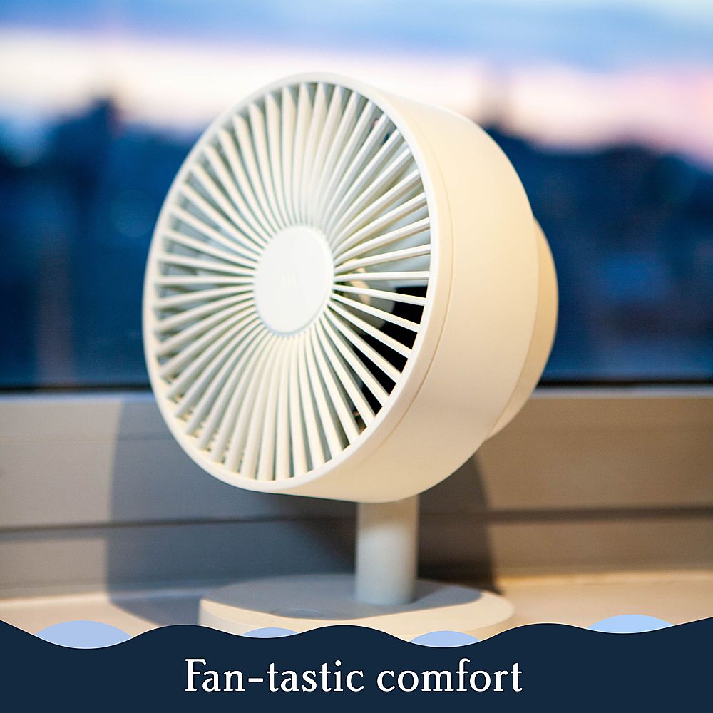 Windmill Smart Whisper-Quiet Air Circulator and Fan with 5 speeds and Remote - Black_6