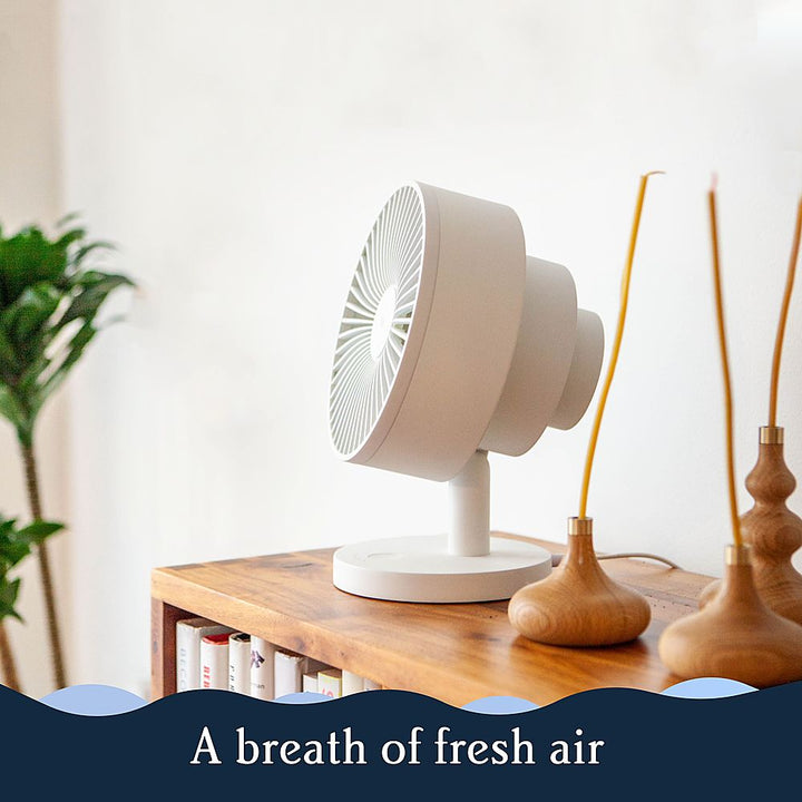 Windmill Smart Whisper-Quiet Air Circulator and Fan with 5 speeds and Remote - White_7