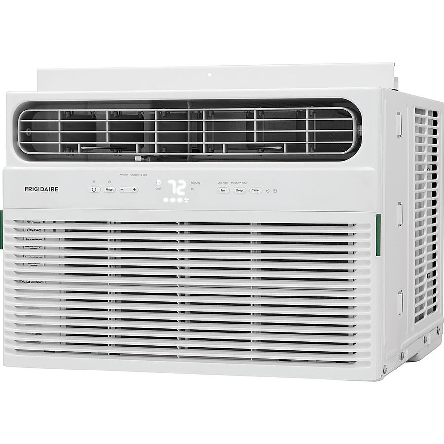 Frigidaire - 10,000 BTU Smart Window Air Conditioner with Wi-Fi and Remote in White - White_0