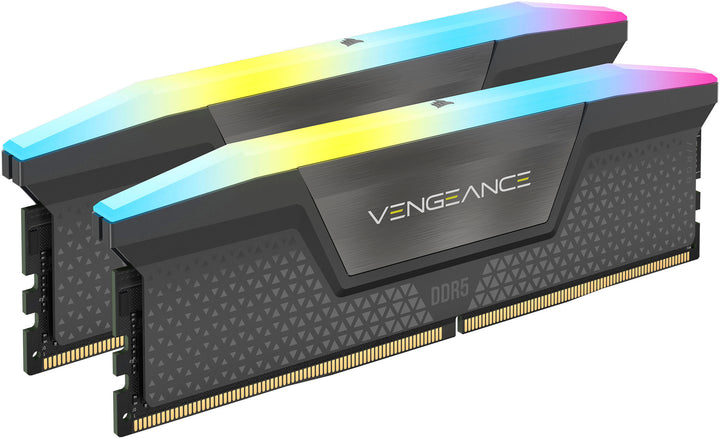 CORSAIR - VENGEANCE RGB 32GB (2x16GB) 6000MHz DDR5 C36 AMD EXPO & Intel XMP DIMM Desktop Memory - Gray_3