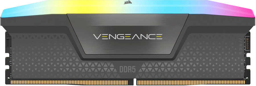 CORSAIR - VENGEANCE RGB 32GB (2x16GB) 6000MHz DDR5 C30 AMD EXPO & Intel XMP DIMM Desktop Memory - Gray_0