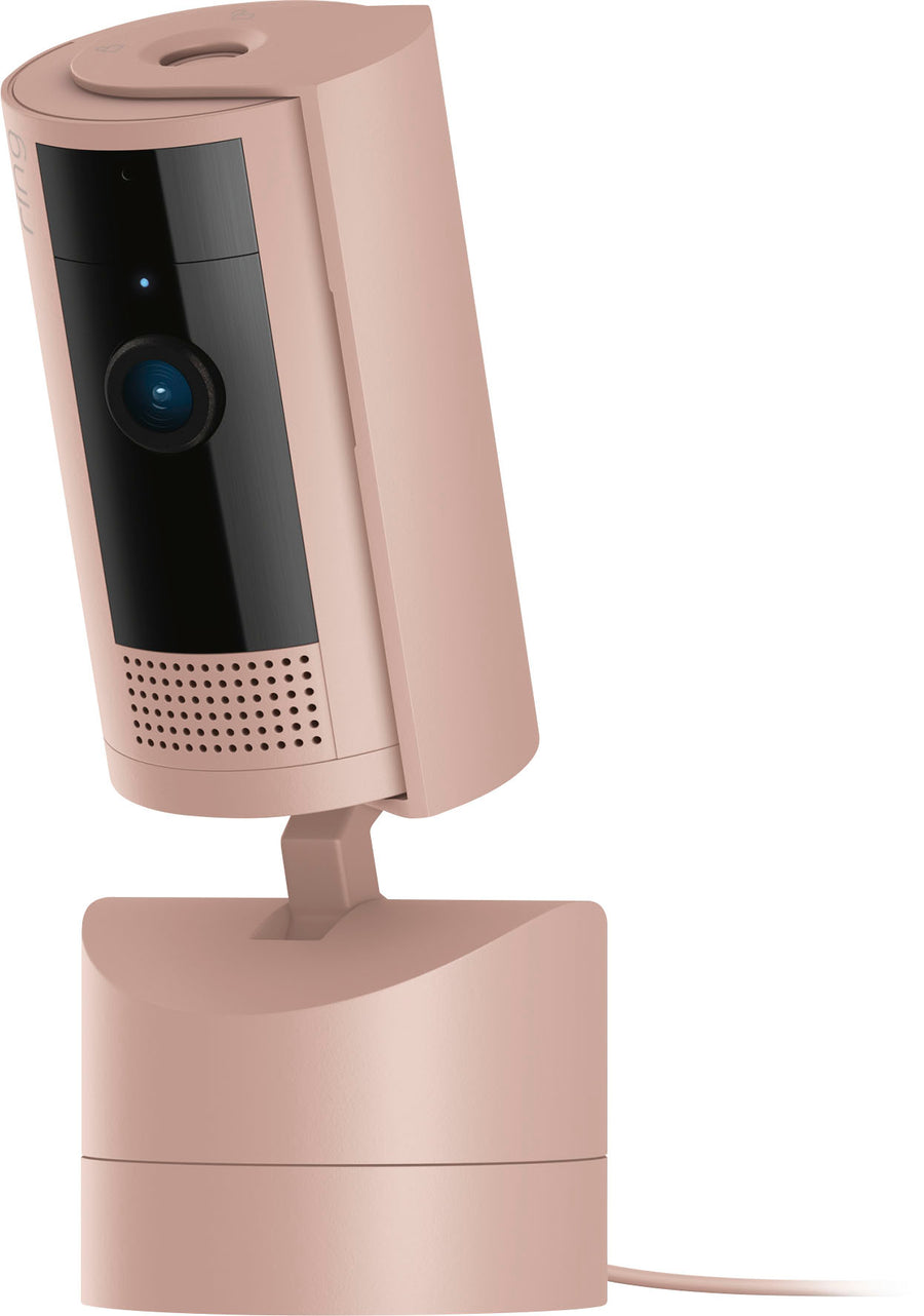 Ring - Pan-Tilt Indoor Security Cam with 360° Horizontal Pan Coverage, Live View & Two-Way Talk, and HD Video - Blush_0