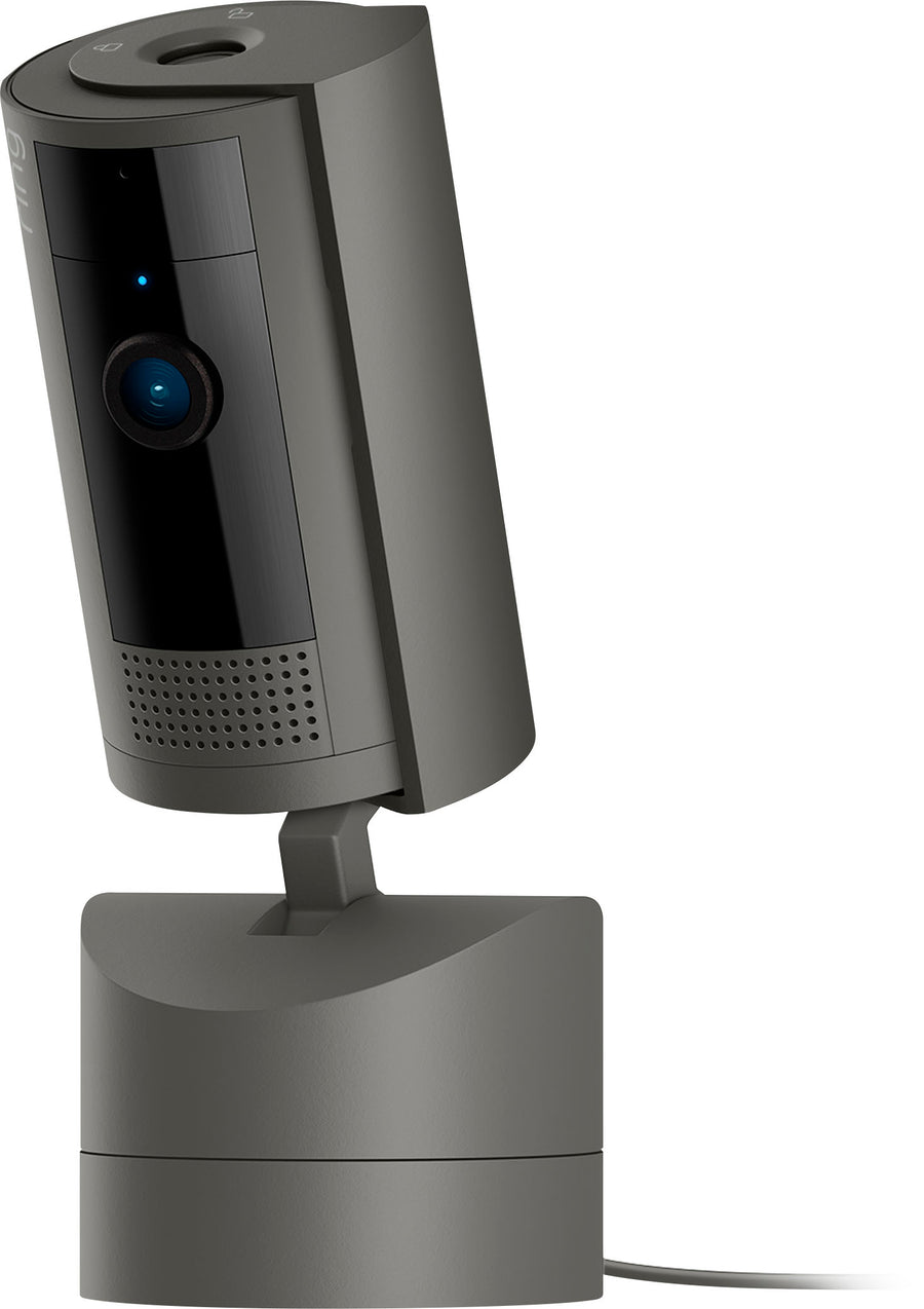 Ring - Pan-Tilt Indoor Security Cam with 360° Horizontal Pan Coverage, Live View & Two-Way Talk, and HD Video - Charcoal_0