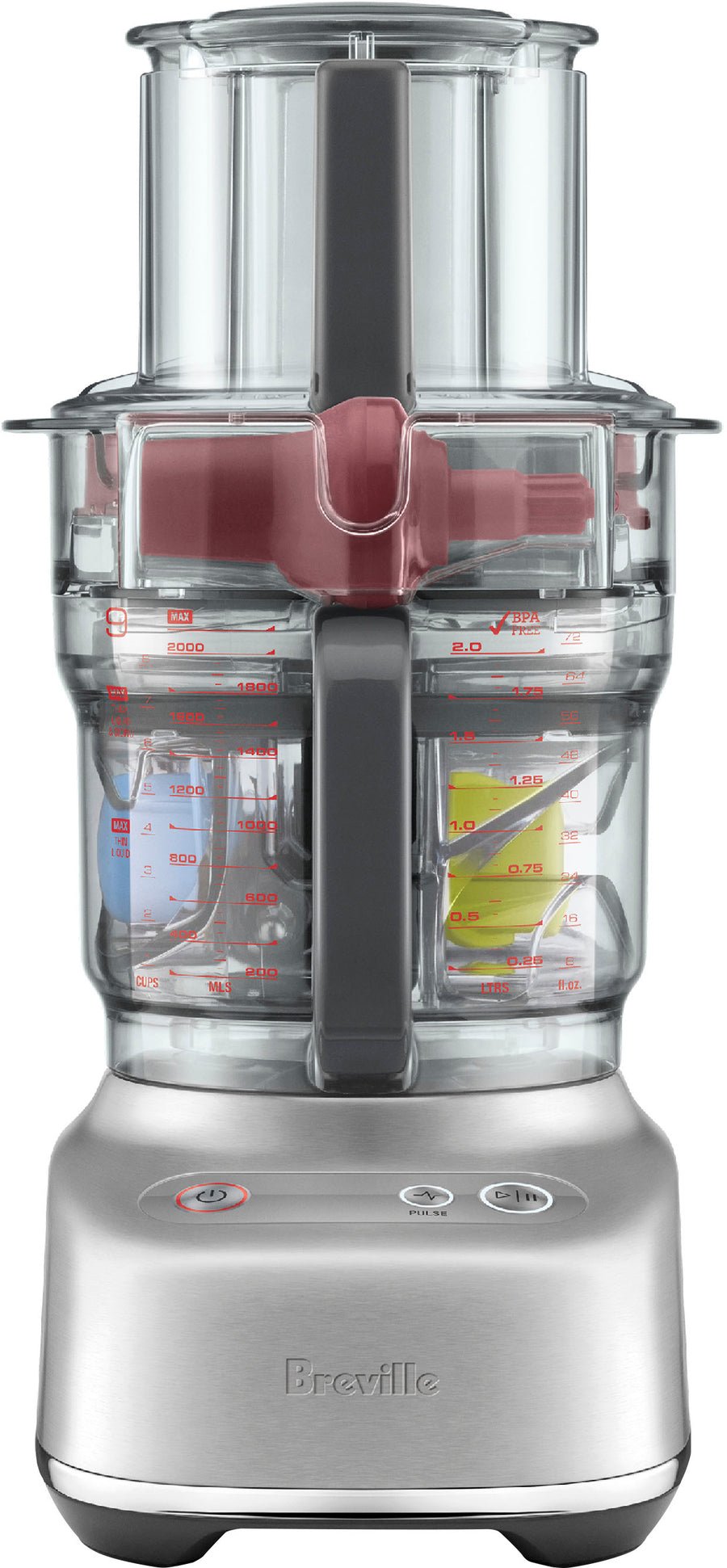 Breville - the Paradice 9-Cup Food Processor - Brushed Stainless Steel_0