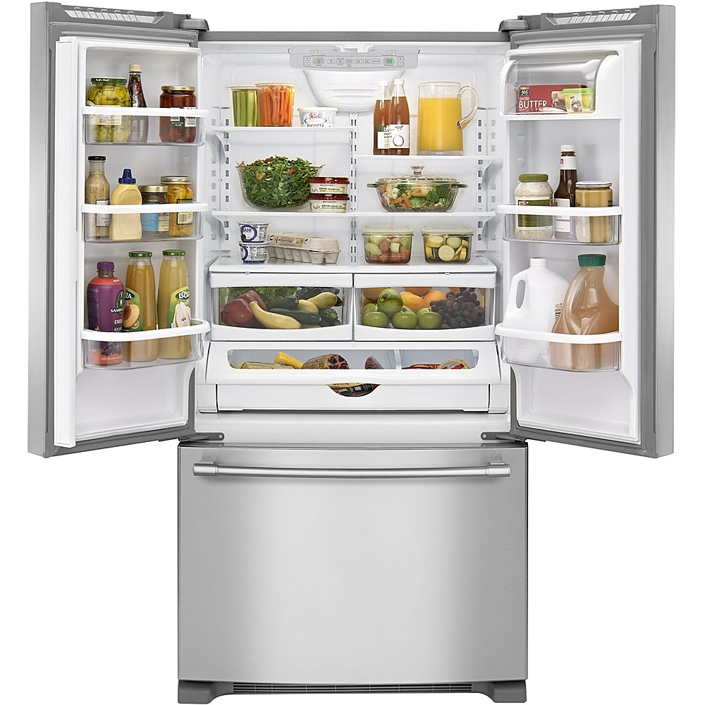 Maytag - 20 cu. ft. French Door Refrigerator with PowerCold Feature - Stainless Steel_2