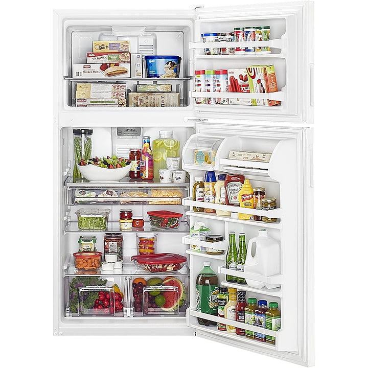 Maytag - 18.1 Cu. Ft. Top-Freezer Refrigerator - White_1