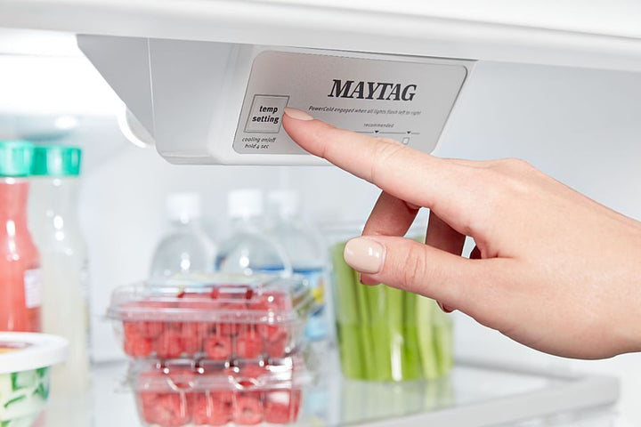 Maytag - 18.1 Cu. Ft. Top-Freezer Refrigerator - White_5