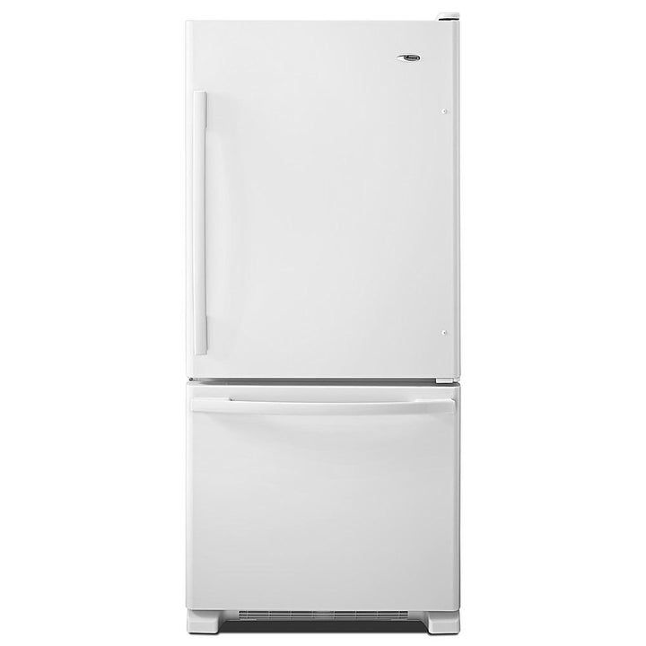 Amana - 18 Cu. Ft. Bottom-Freezer Refrigerator with EasyFreezer Pull-Out Drawer - Stainless Steel_0