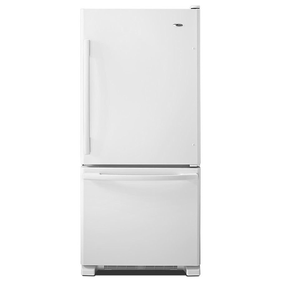 Amana - 18 Cu. Ft. Bottom-Freezer Refrigerator with EasyFreezer Pull-Out Drawer - Stainless Steel_0