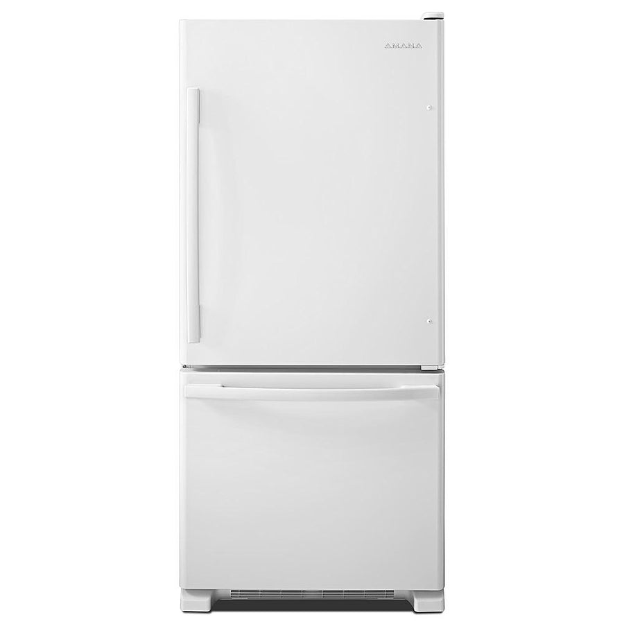 Amana - 18 Cu. Ft. Bottom-Freezer Refrigerator with EasyFreezer Pull-Out Drawer - White_0
