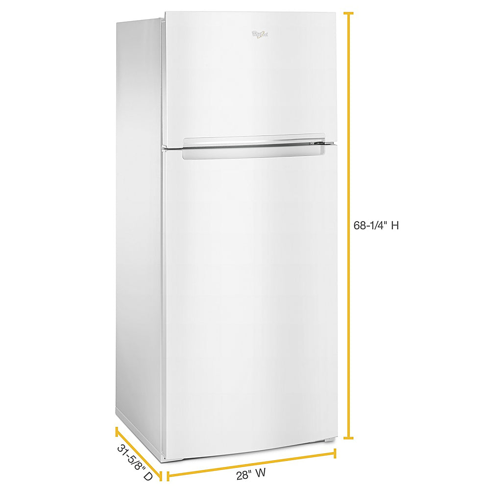 Whirlpool - 17.7 Cu. Ft. Top-Freezer Refrigerator - White_1