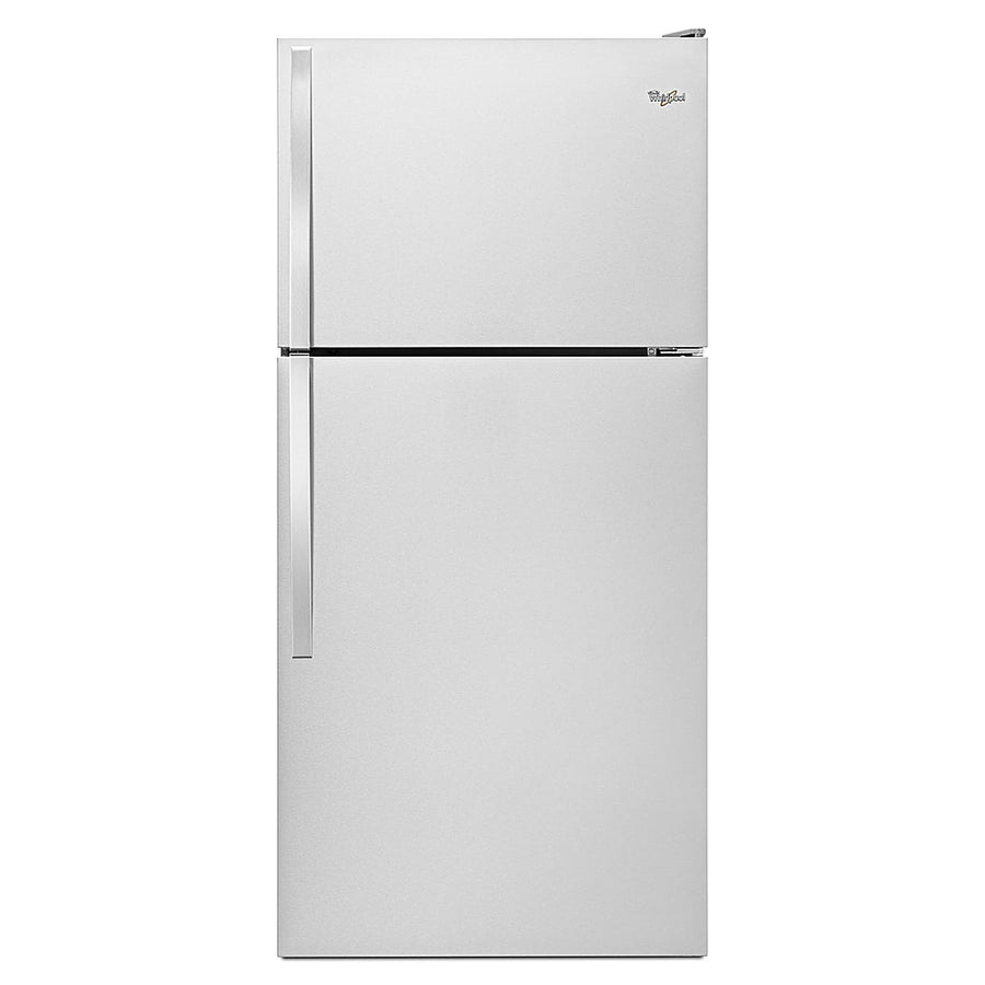 Whirlpool - 18.2 Cu. Ft. Top-Freezer Refrigerator - Monochromatic Stainless Steel_0