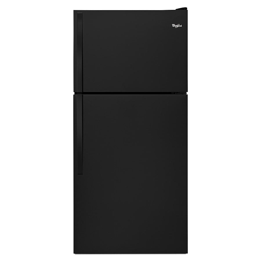 Whirlpool - 18.2 Cu. Ft. Top-Freezer Refrigerator - Black_0