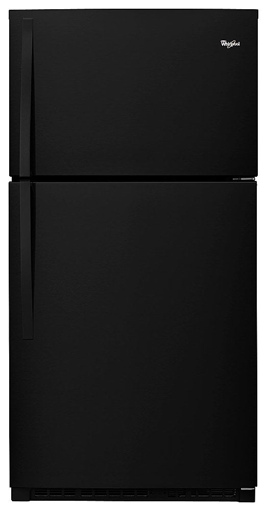 Whirlpool - 21.3 Cu. Ft. Top-Freezer Refrigerator - Black_0