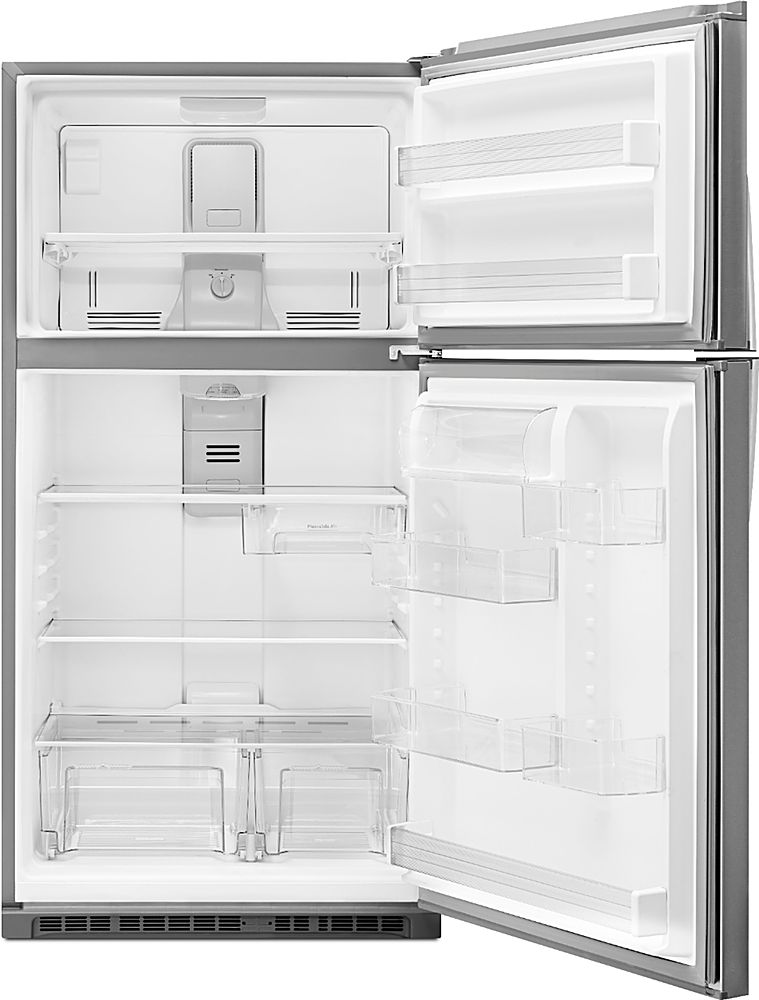 Whirlpool - 21.3 Cu. Ft. Top-Freezer Refrigerator - Monochromatic Stainless Steel_3