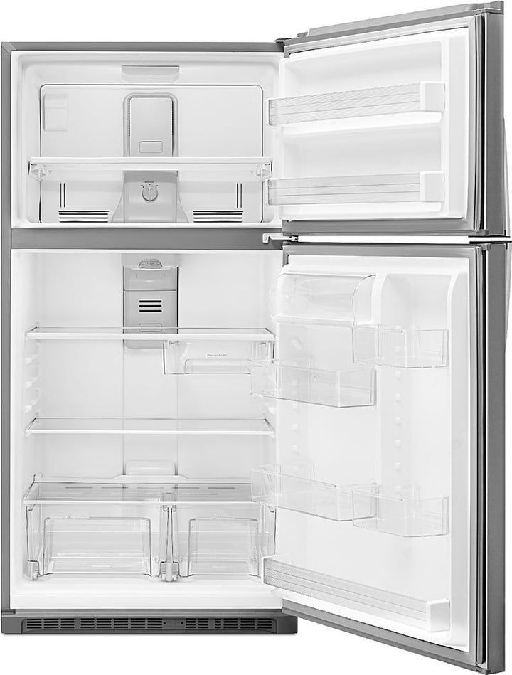 Whirlpool - 21.3 Cu. Ft. Top-Freezer Refrigerator - Monochromatic Stainless Steel_1