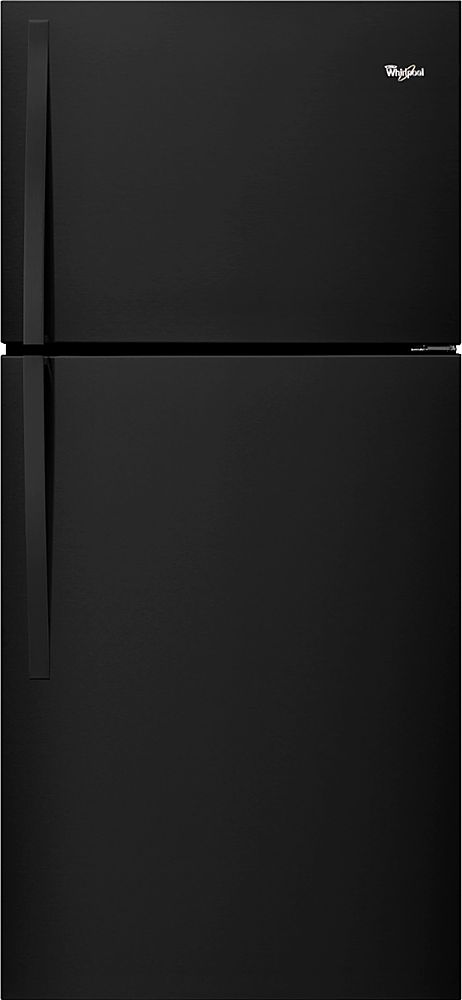 Whirlpool - 19.2 Cu. Ft. Top-Freezer Refrigerator - Black_0