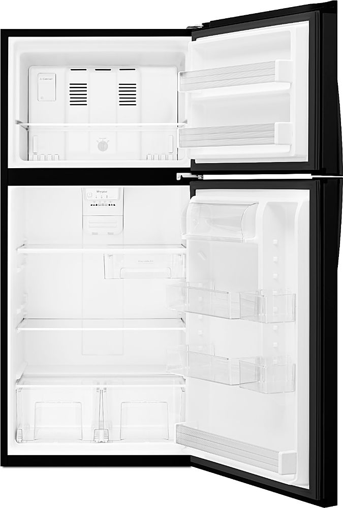 Whirlpool - 19.2 Cu. Ft. Top-Freezer Refrigerator - Black_5