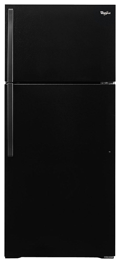 Whirlpool - 14.3 Cu. Ft. Top-Freezer Refrigerator - Black_0