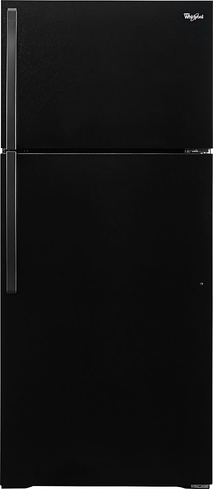 Whirlpool - 14.3 Cu. Ft. Top-Freezer Refrigerator - Black_0