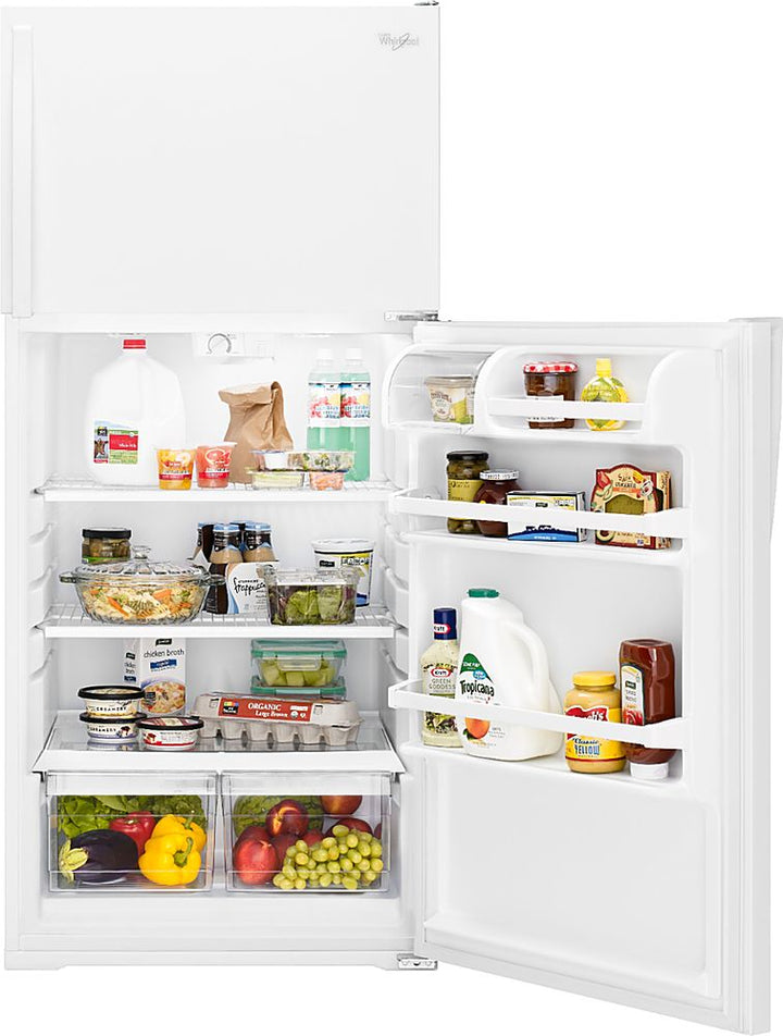 Whirlpool - 14.3 Cu. Ft. Top-Freezer Refrigerator - White_1