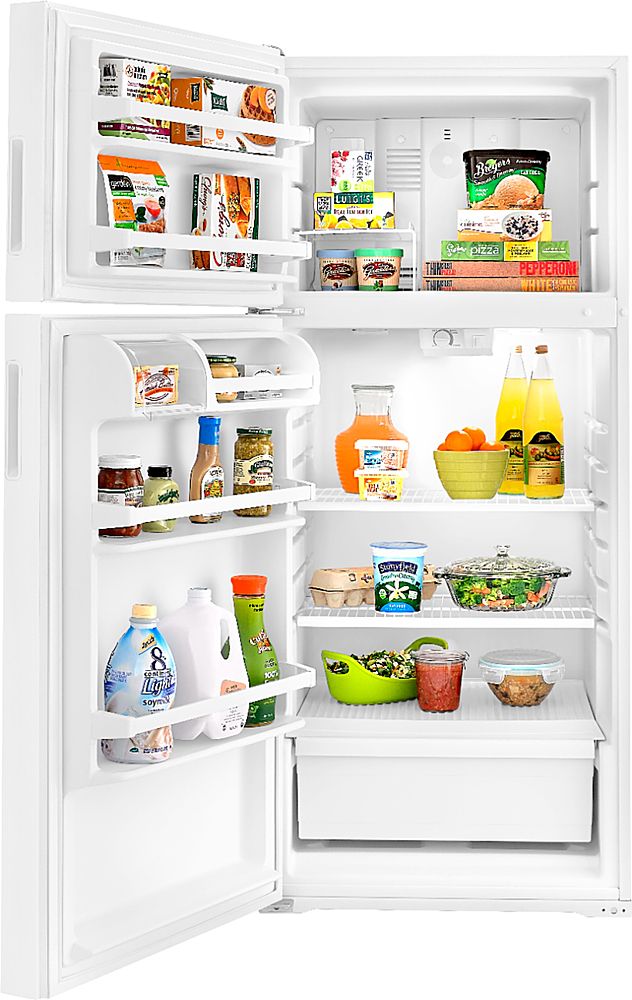 Amana - 14.4 Cu. Ft. Top-Freezer Refrigerator with Dairy Bin - White_2