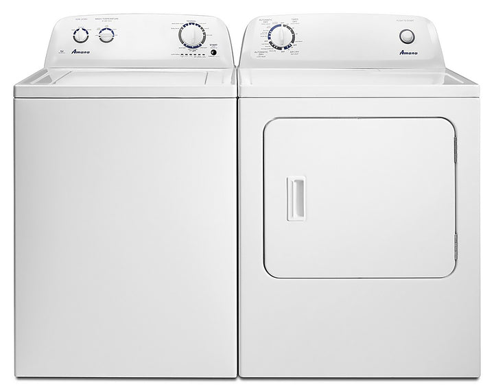 Amana - 6.5 Cu. Ft. Electric Dryer with Automatic Dryness Control - White_8