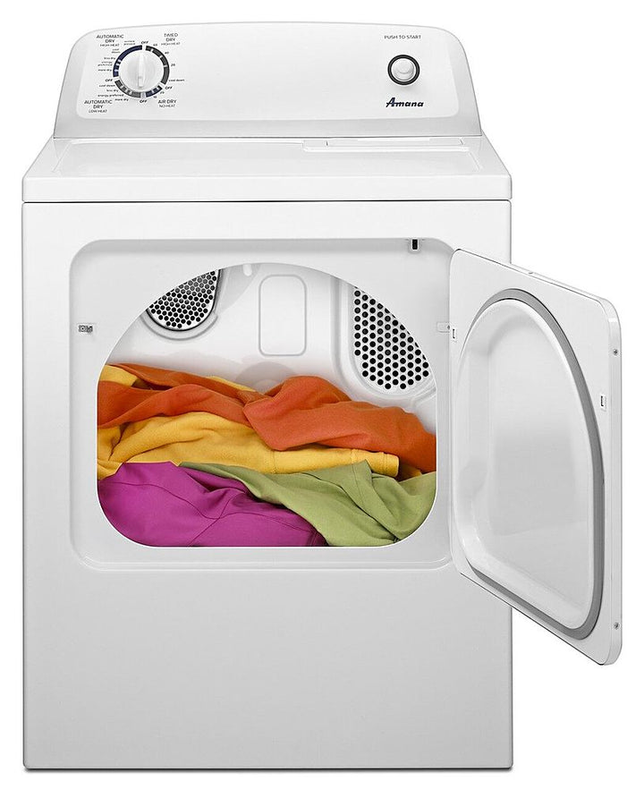Amana - 6.5 Cu. Ft. Gas Dryer with Automatic Dryness Control - White_3