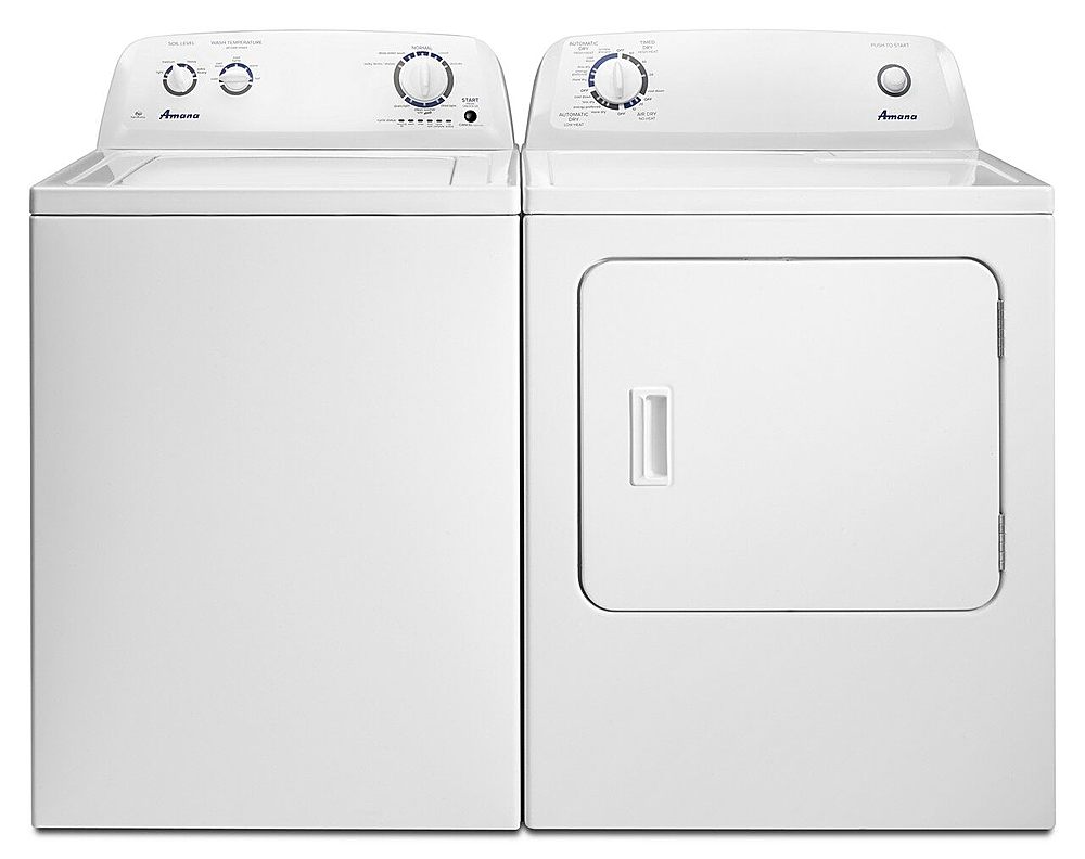 Amana - 6.5 Cu. Ft. Gas Dryer with Automatic Dryness Control - White_4