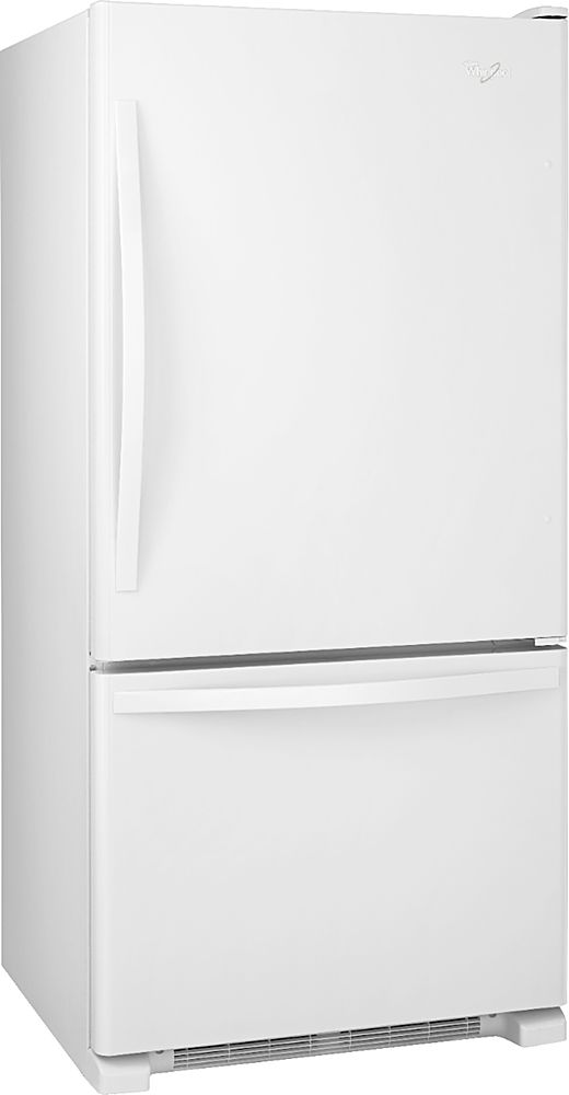 Whirlpool - 22 Cu. Ft. Bottom-Freezer Refrigerator with SpillGuard Glass Shelves - White_8