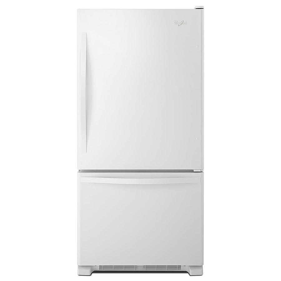 Whirlpool - 18.7 Cu. Ft. Bottom-Freezer Refrigerator with Spillguard Glass Shelves - White_0