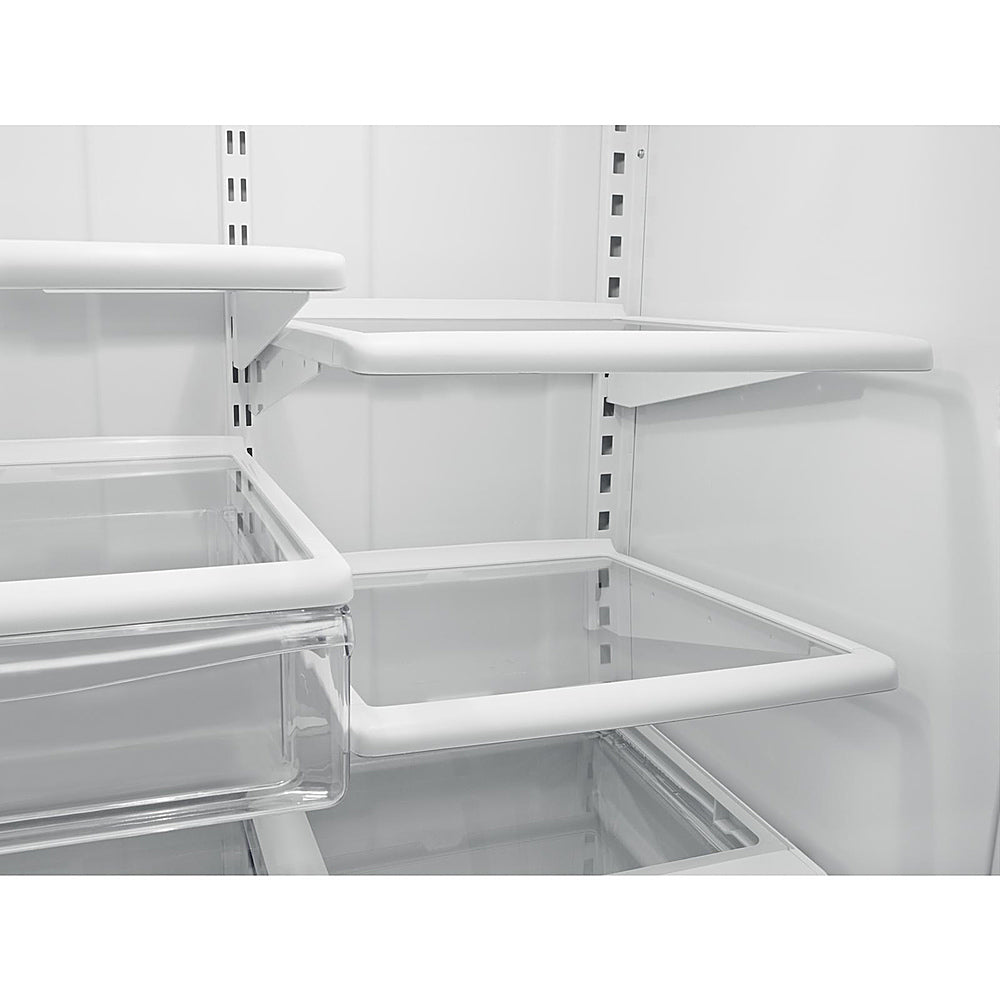 Whirlpool - 18.7 Cu. Ft. Bottom-Freezer Refrigerator with Spillguard Glass Shelves - White_2