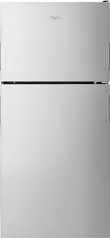 Whirlpool - 18.2 Cu. Ft. Top-Freezer Refrigerator - Stainless Steel_0