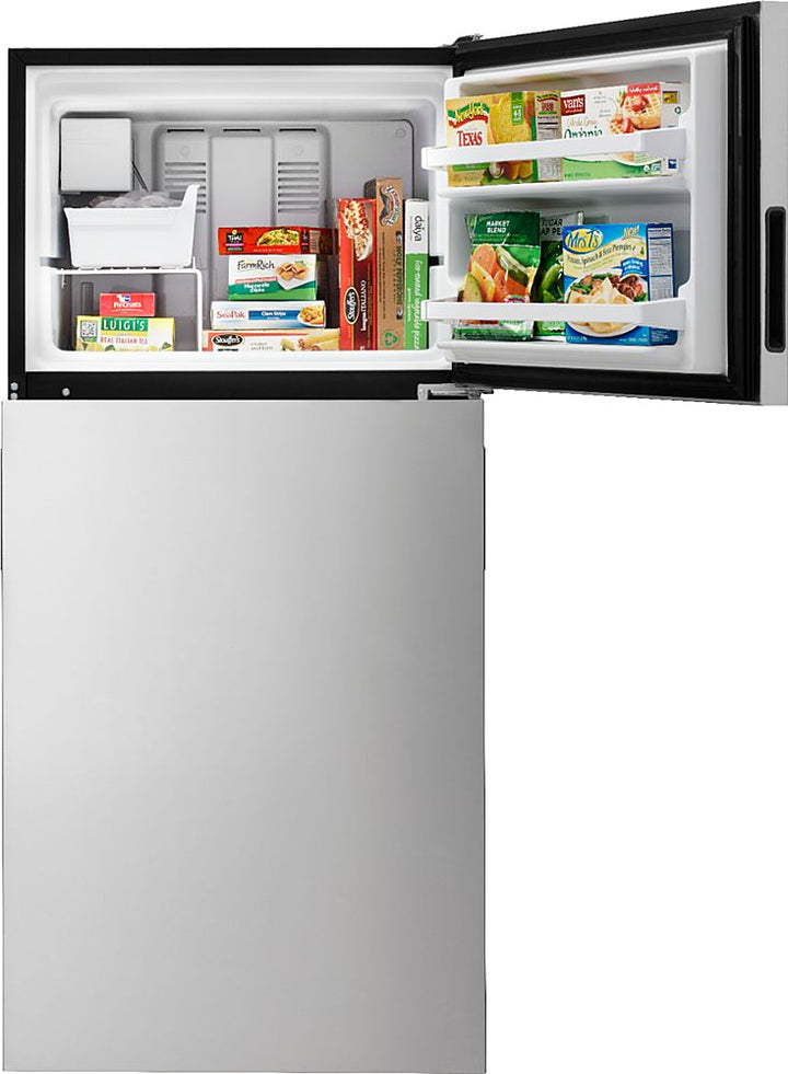 Whirlpool - 18.2 Cu. Ft. Top-Freezer Refrigerator - Stainless Steel_2