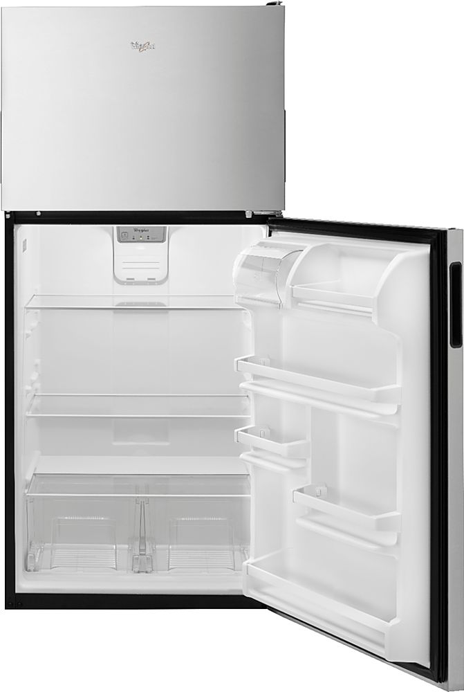 Whirlpool - 18.2 Cu. Ft. Top-Freezer Refrigerator - Stainless Steel_8