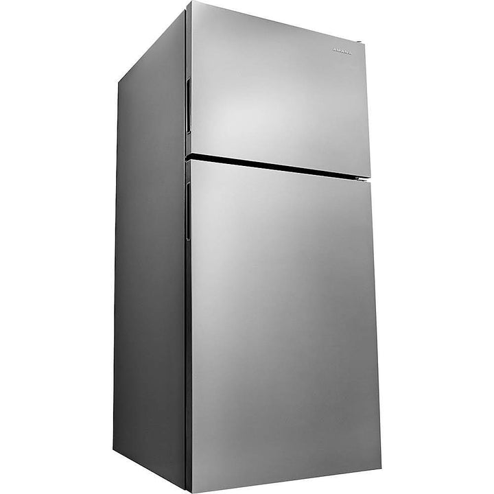 Amana - 18.2 Cu. Ft. Top-Freezer Refrigerator - Stainless Steel_10