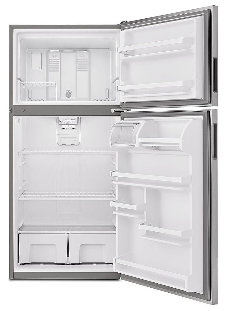 Amana - 18.2 Cu. Ft. Top-Freezer Refrigerator - Stainless Steel_1