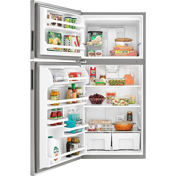 Amana - 18.2 Cu. Ft. Top-Freezer Refrigerator - Black_2