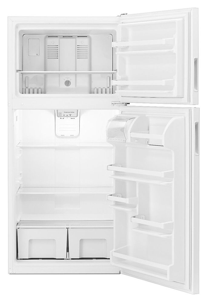 Amana - 18 Cu. Ft. Top-Freezer Refrigerator - White_1