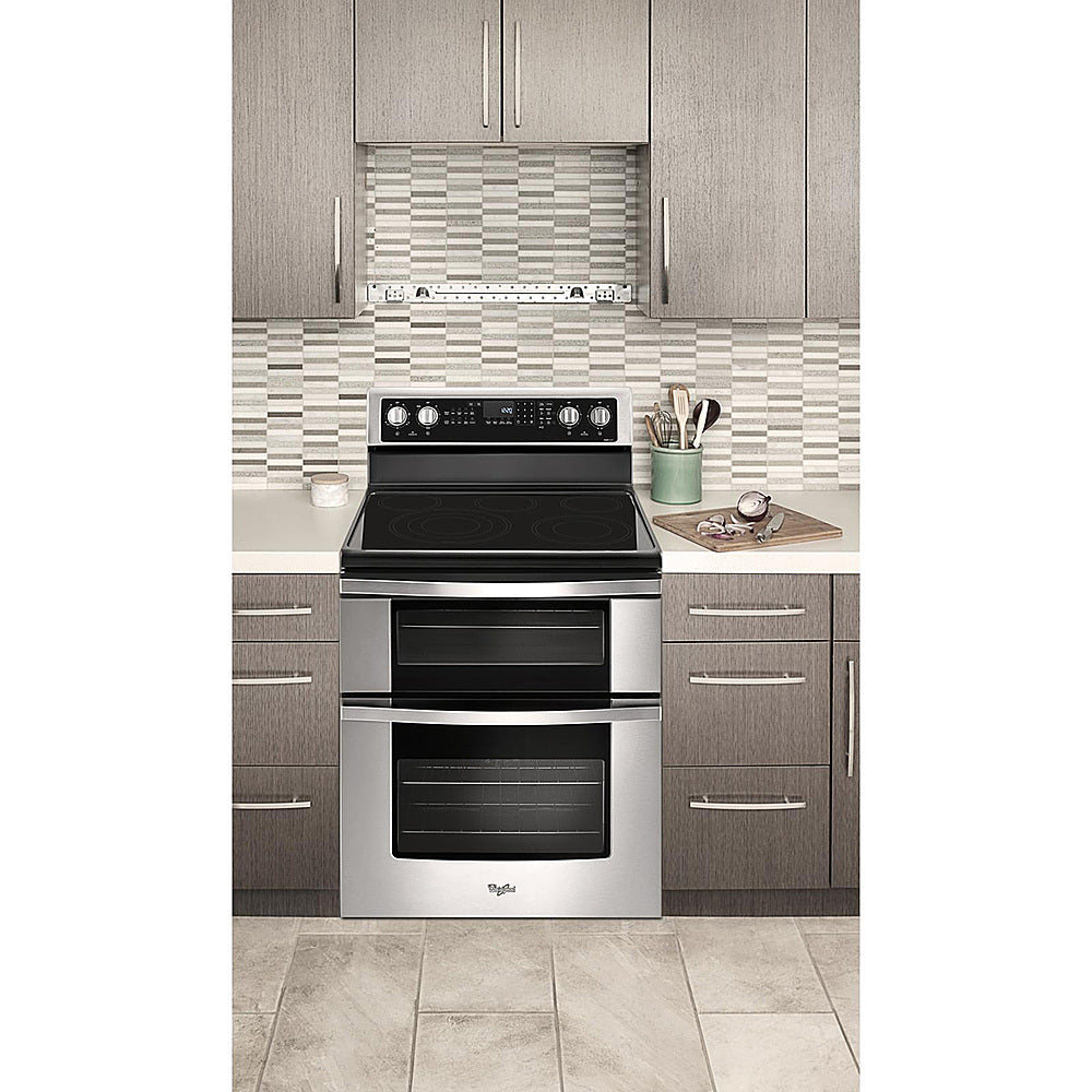 Whirlpool - 6.7 Cu. Ft. Self-Cleaning Freestanding Double Oven Electric Convection Range - Stainless Steel_8